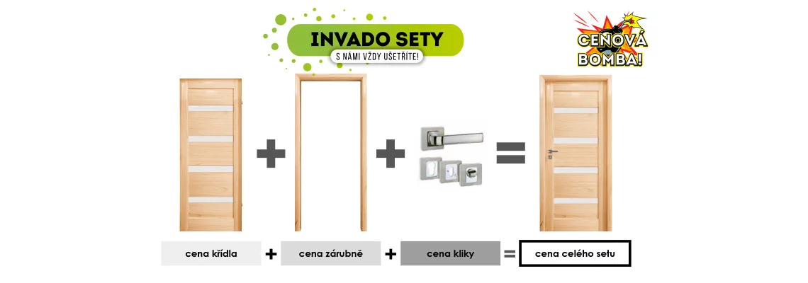 Invado Set: Komplet dveře + zárubeň