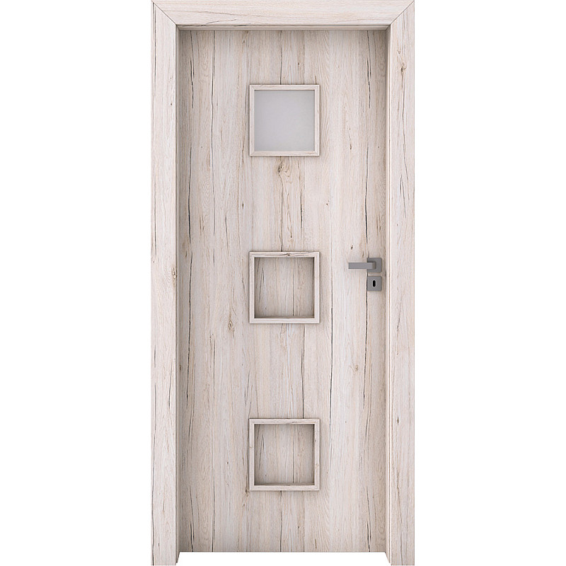 Deskové interiérové dveře Salerno 2 - Komplet dveře + zárubeň Deskové interiérové dveře Salerno 2 - Komplet dveře + zárubeň