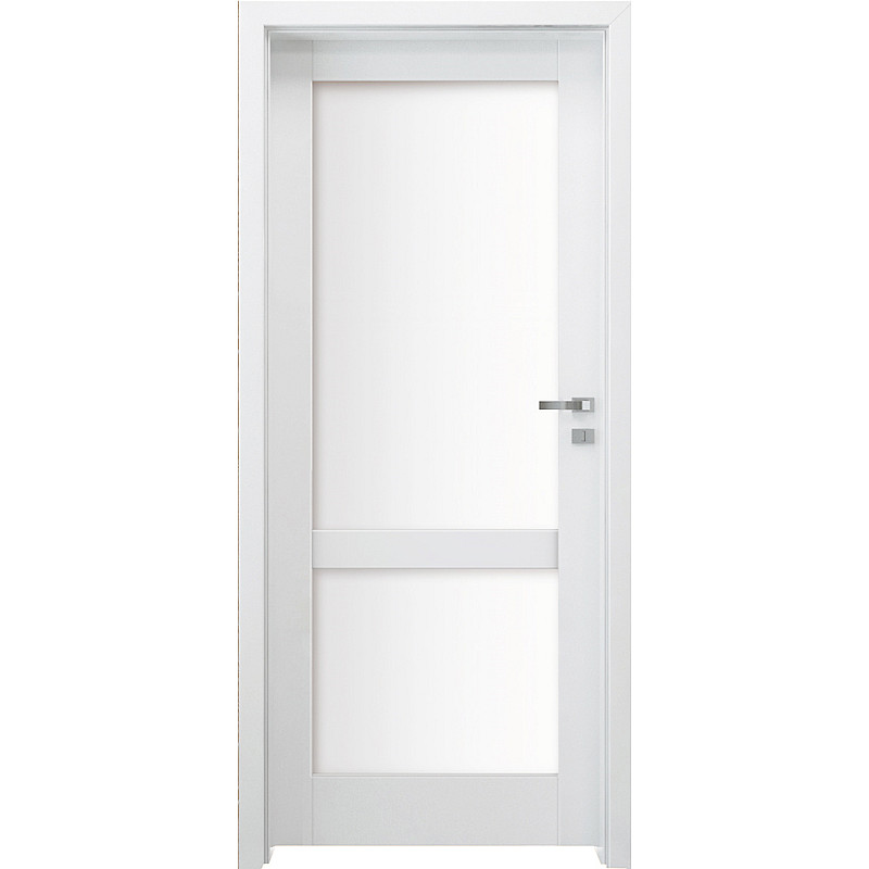 Rámové interiérové dveře Bianco Neve 3 - Komplet dveře + zárubeň